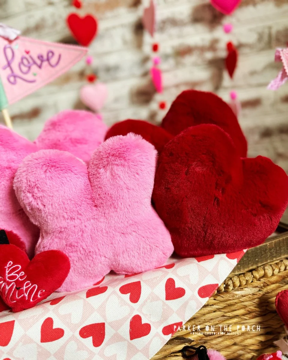 Digital Download- X + Heart Pillow Stuffies