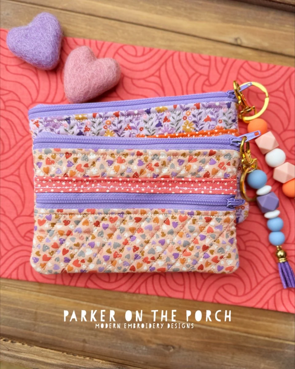 Digital Download - Zipper Size 3 - Quilted Double Top Zip Zipper Bag - Image 4