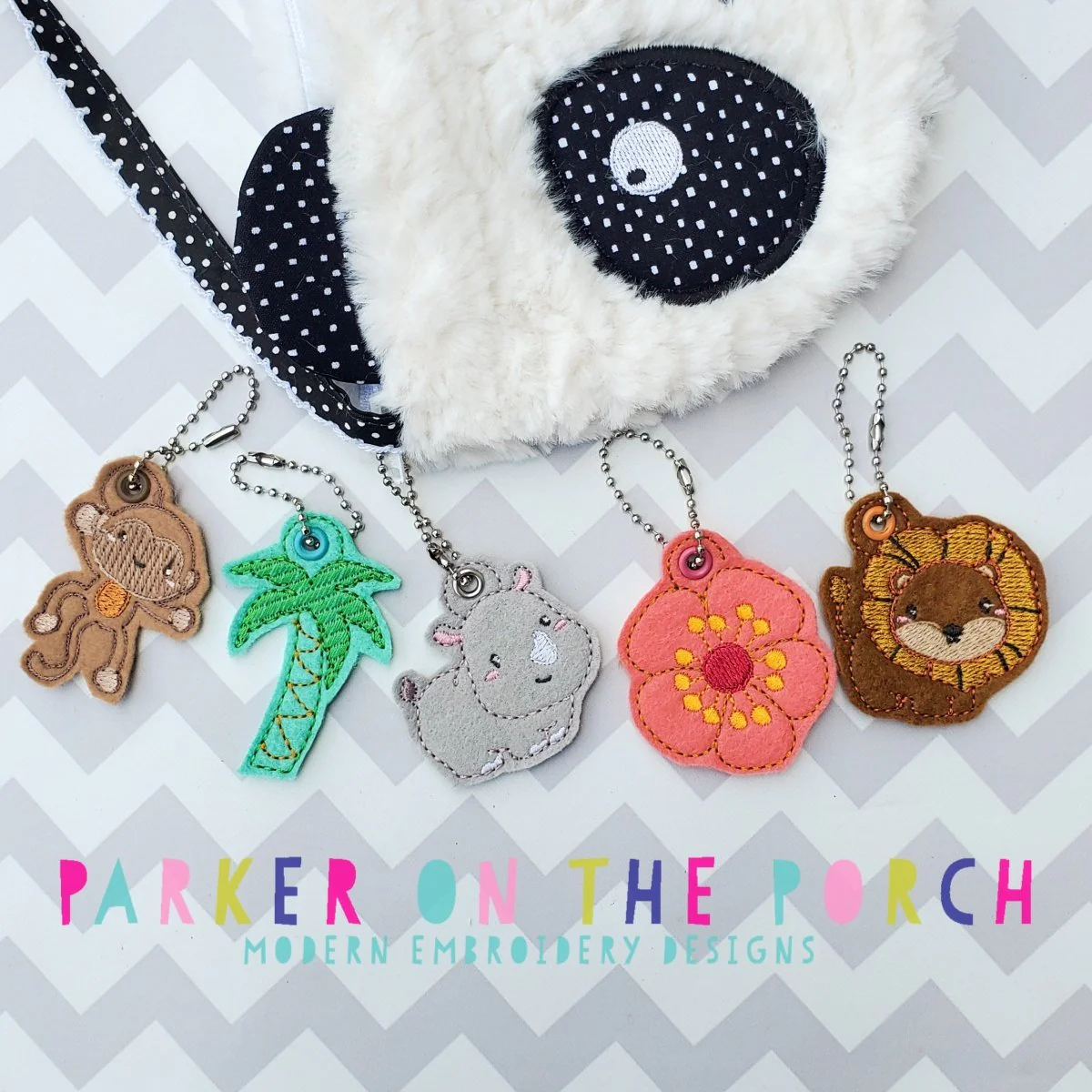 Digital Download- Zoo Charms, Set 1