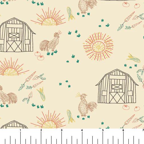 Fat Quarter Fabric Bundle - Chicken Scratch-  Phoebe Fabrics - Image 5
