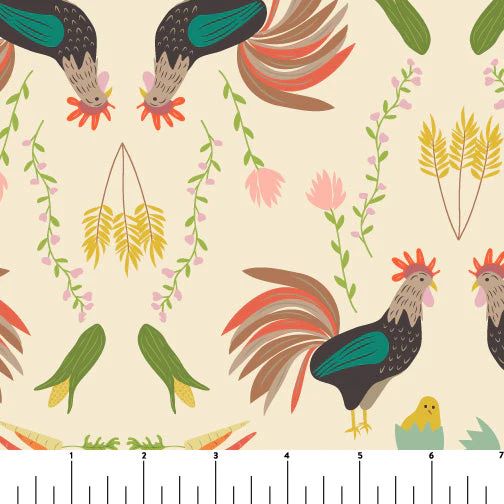 Fat Quarter Fabric Bundle - Chicken Scratch-  Phoebe Fabrics - Image 7