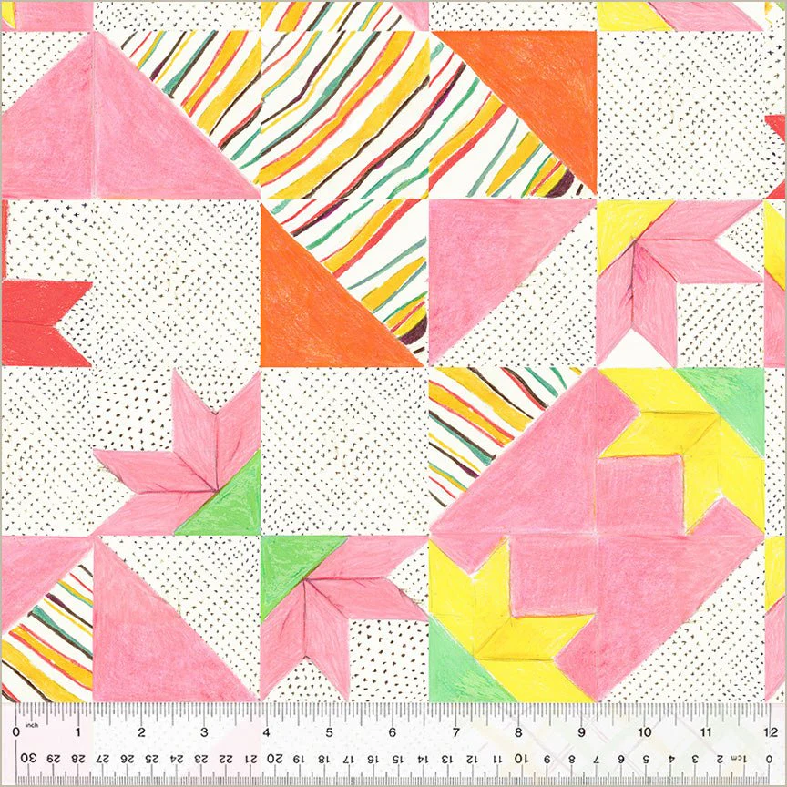 Fat Quarter Fabric Bundle - Heather Ross By Hand- Windham Fabrics - Image 3