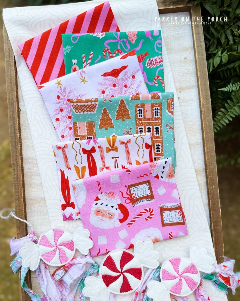 Fat Quarter Fabric Bundle - Holly Jolly - Dear Stella Fabrics