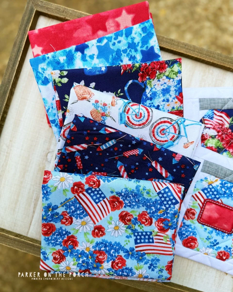 Fat Quarter Fabric Bundle- Victory Garden- 3 Wishes Fabric