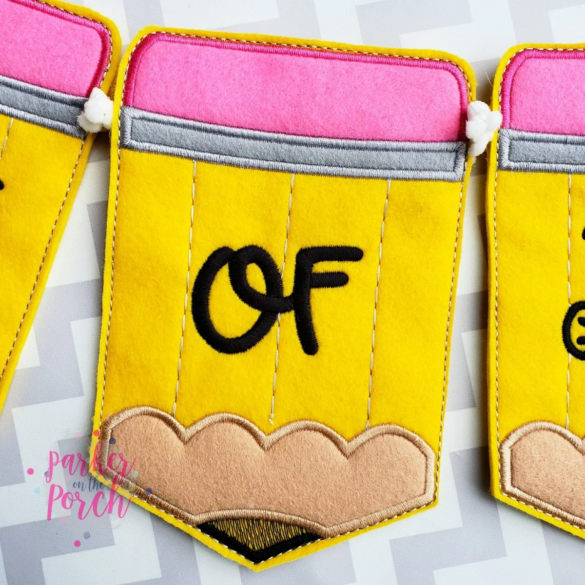 First / Last Day of School Banner Digital Embroidery Pattern - Image 8
