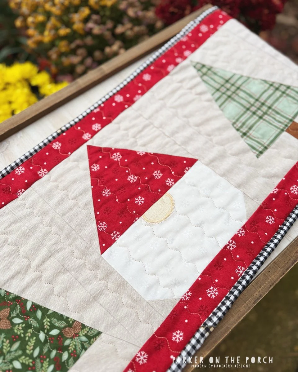 Gnome Quilt Block – Digital Embroidery Pattern Download - Image 3