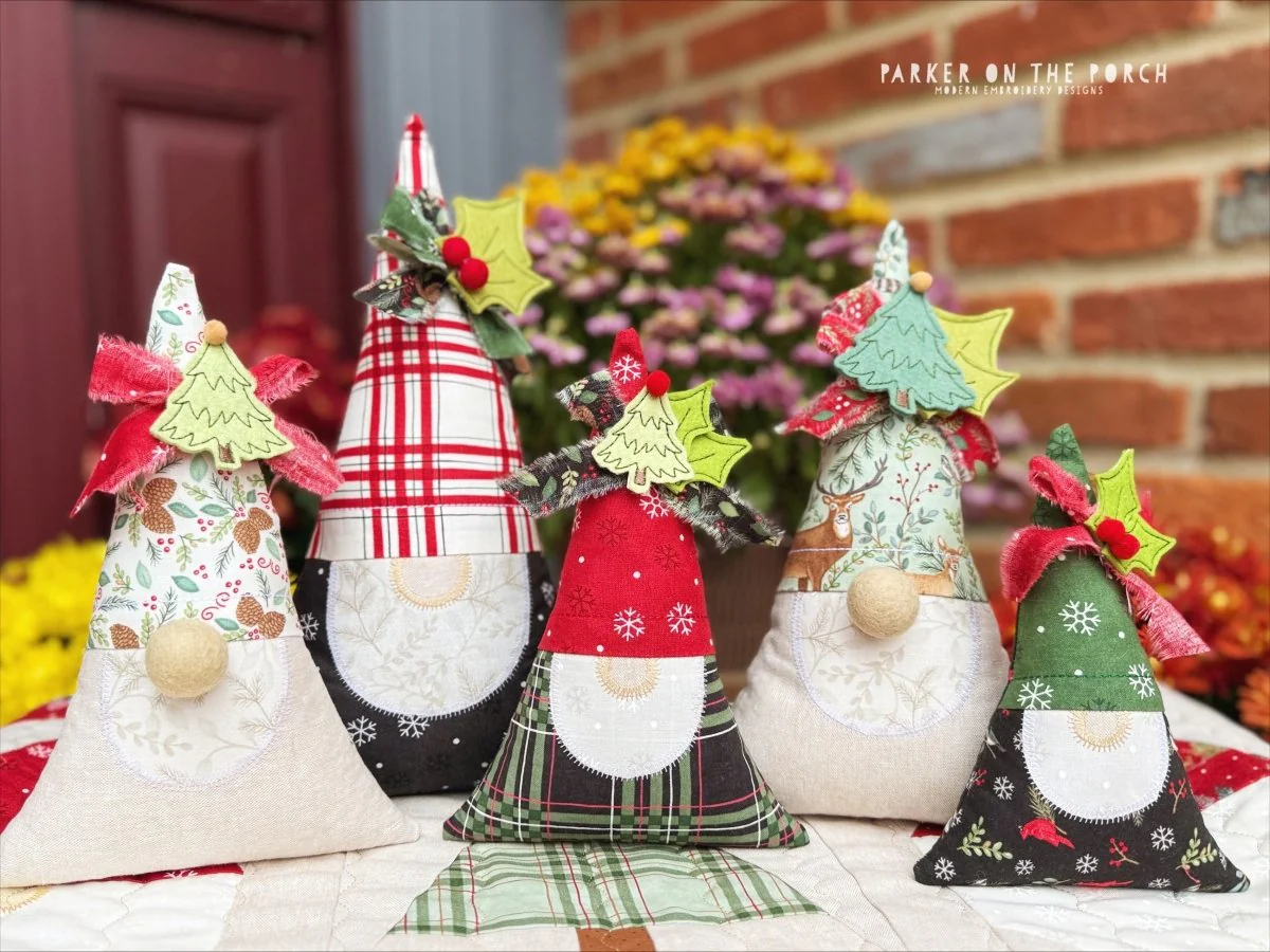 Gnome Shelf Sitter Stuffie – Digital Embroidery Pattern Download - Image 3