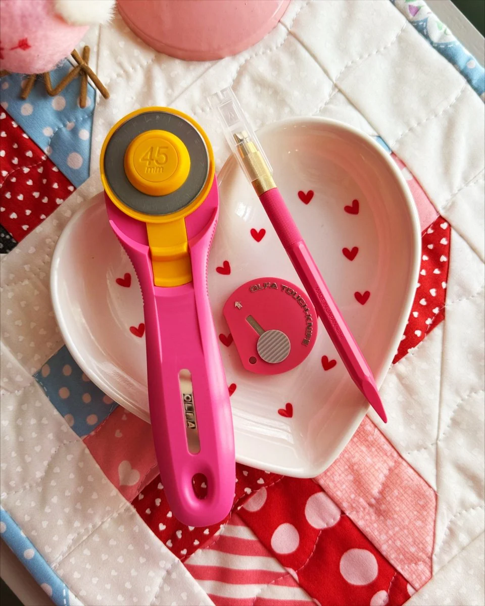 Pink 45mm OLFA Rotary Cutter Set | Limited Edition