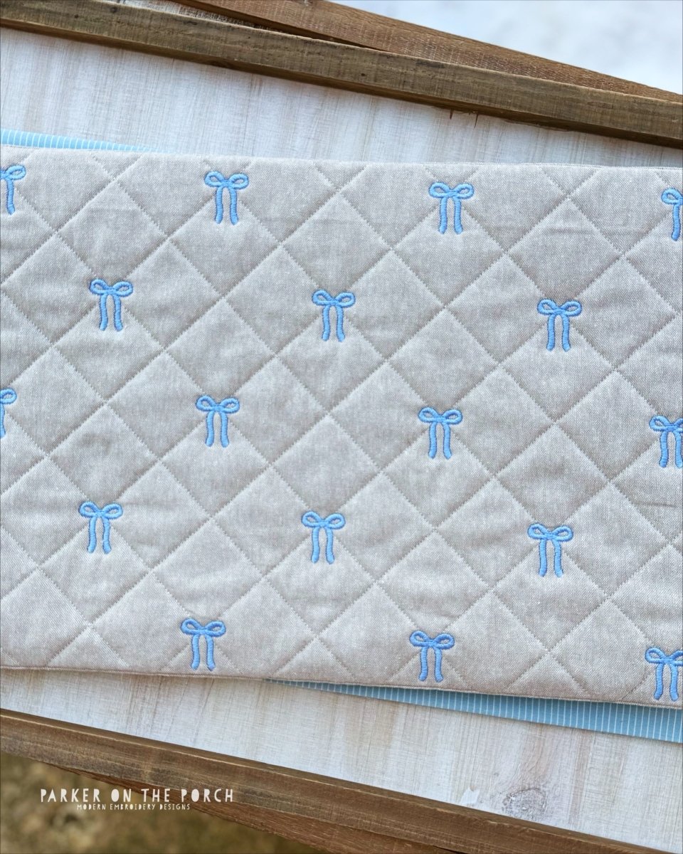 Quilted Bows Placemats – Digital Embroidery Pattern Download - Image 4