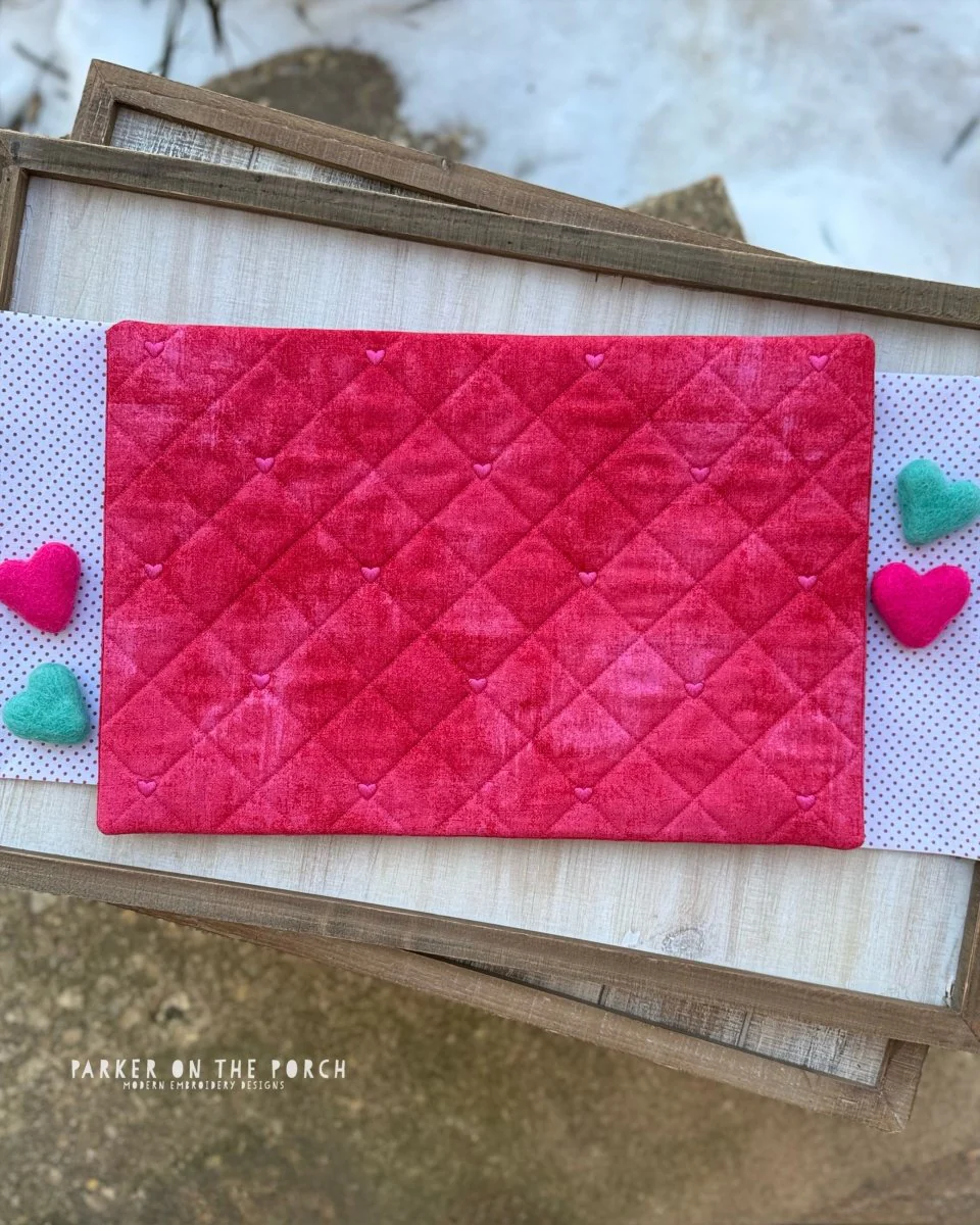 Quilted Hearts Placemats – Digital Embroidery Pattern Download - Image 3