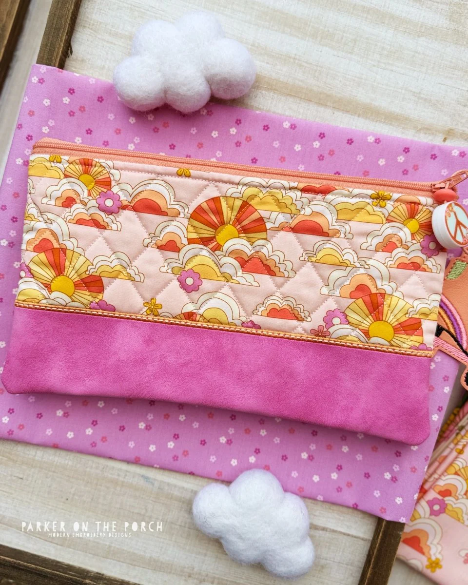 Quilted Horizon 2.0 Zipper Bag – Zipper Size 3 - Digital Download