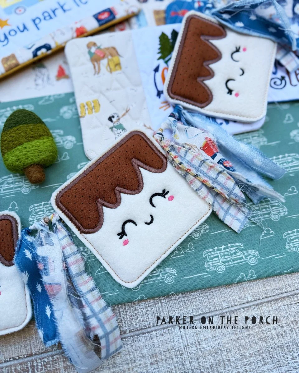 Marshmallow Puff Banner - Digital Embroidery Pattern