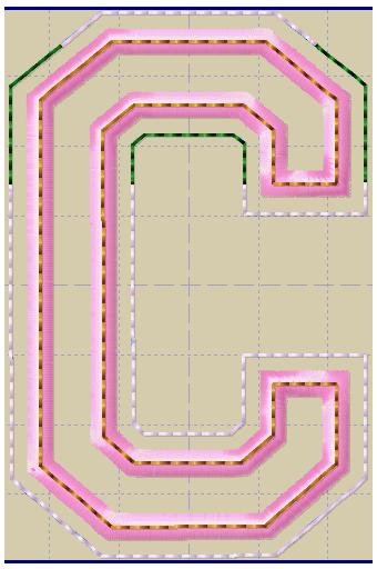 Squad Alpha Monogram - Applique Banner Bundle - Digital Download - Image 4