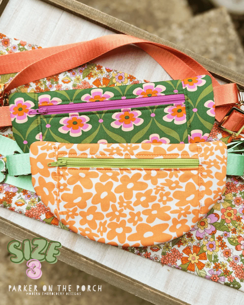 The Hipster Zipper Bag - Zipper Size 3 - Digital Download
